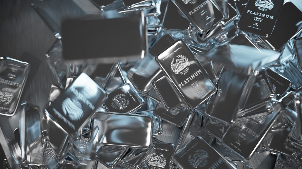 a pile of silver bars