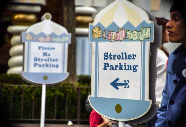 Strollers at Disneyland