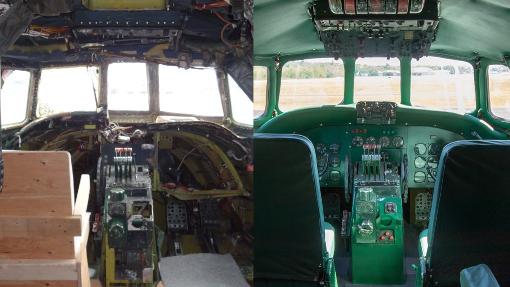 a cockpit of an airplane