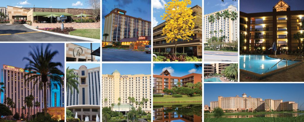 a collage of several buildings