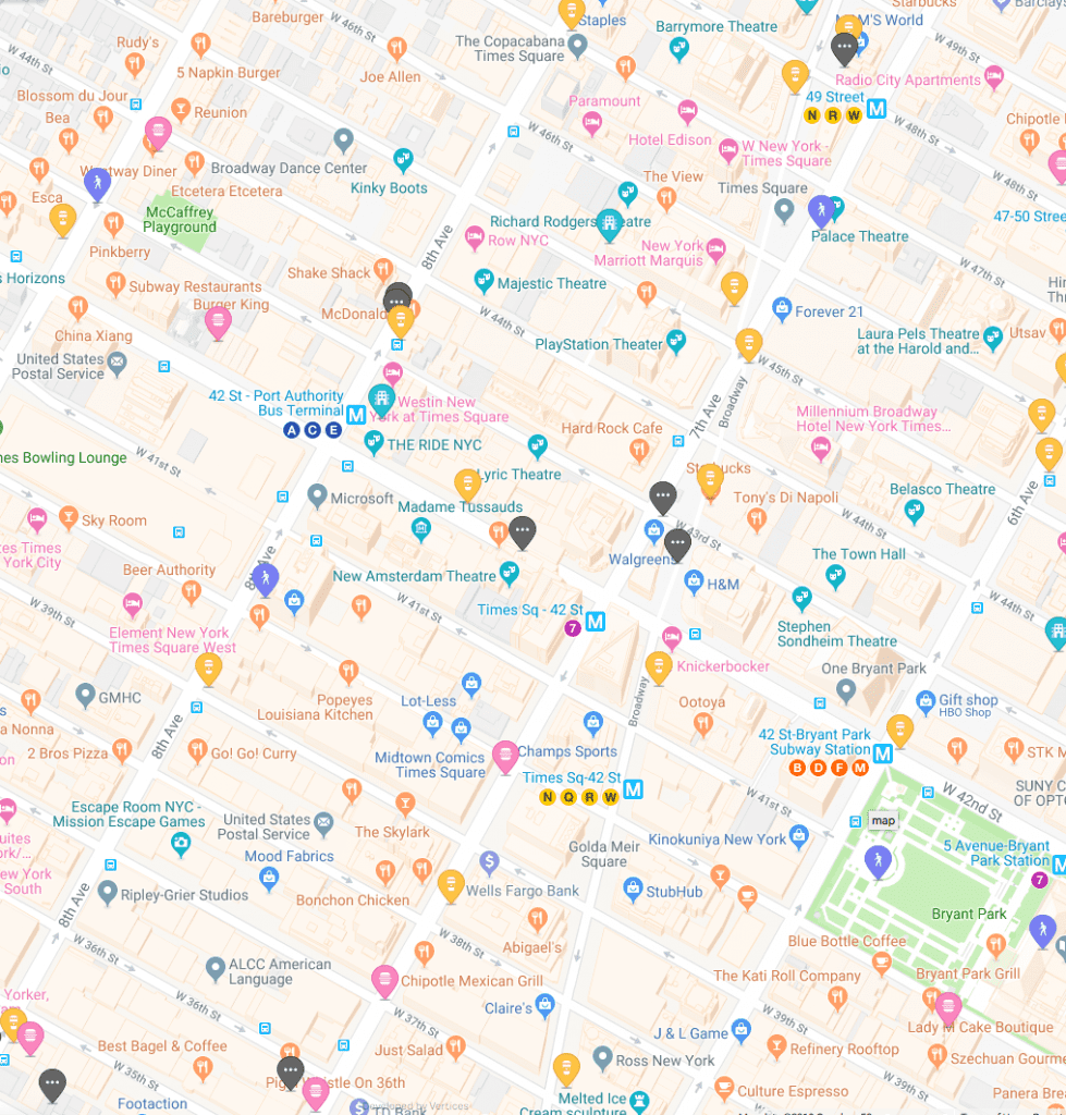 The Map With Every Public Restroom In NYC Your Mileage May Vary
