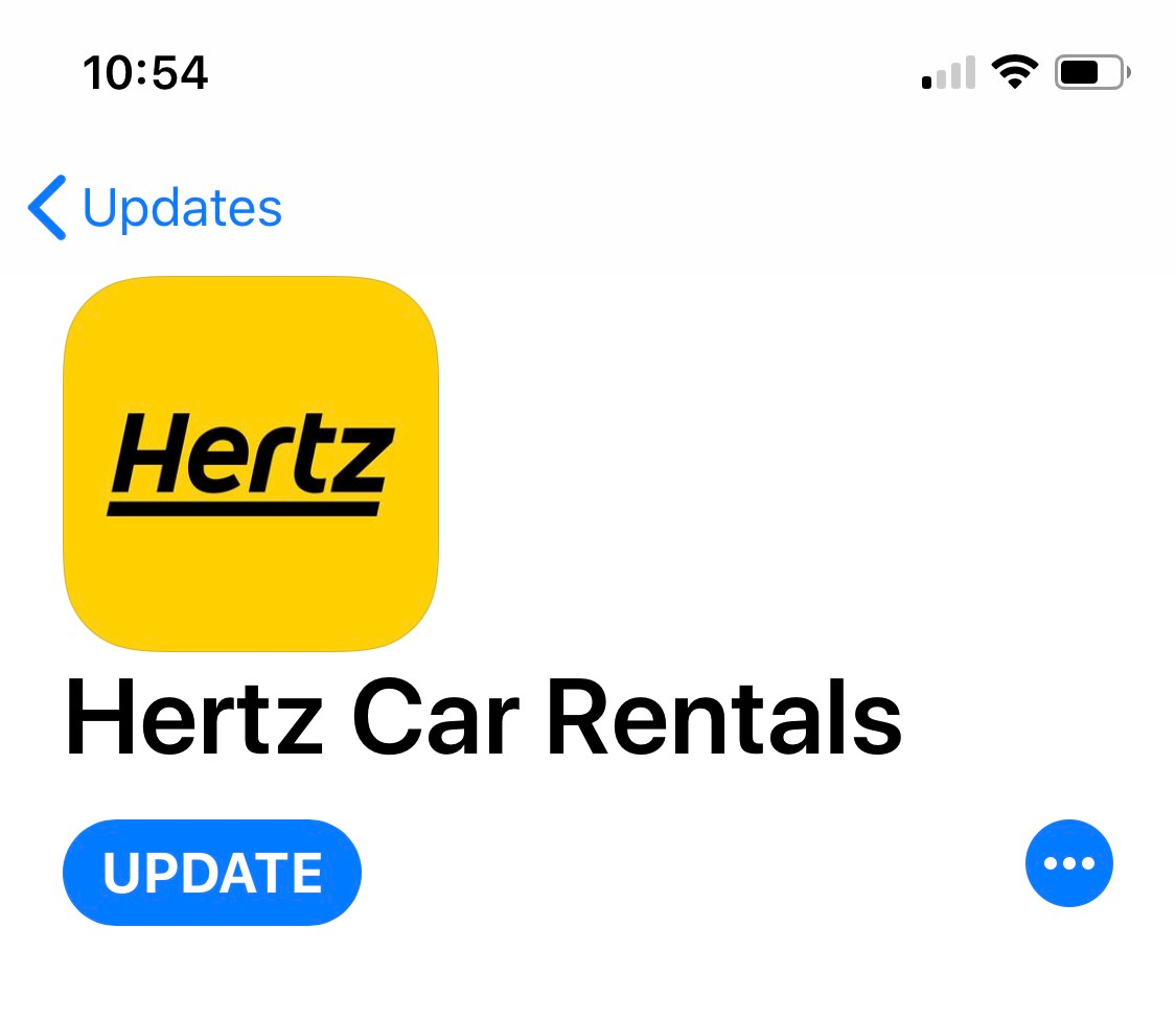Hertz Wants You To Download Their New App, So They Broke The Old One