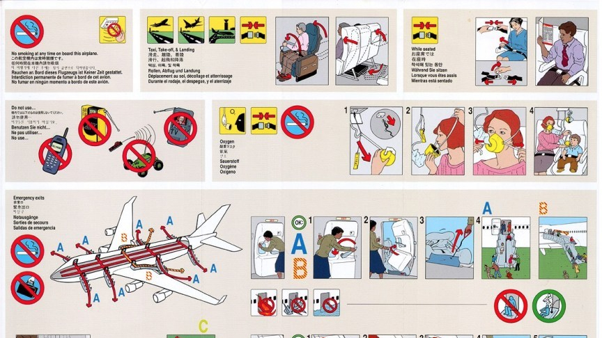 instructions for an airplane