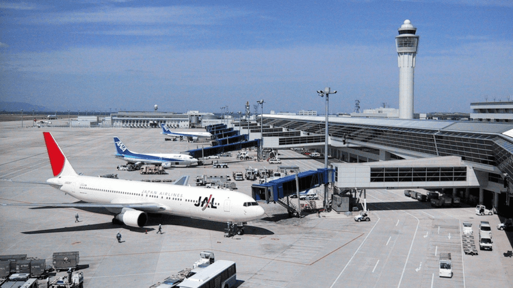 airplanes at an airport