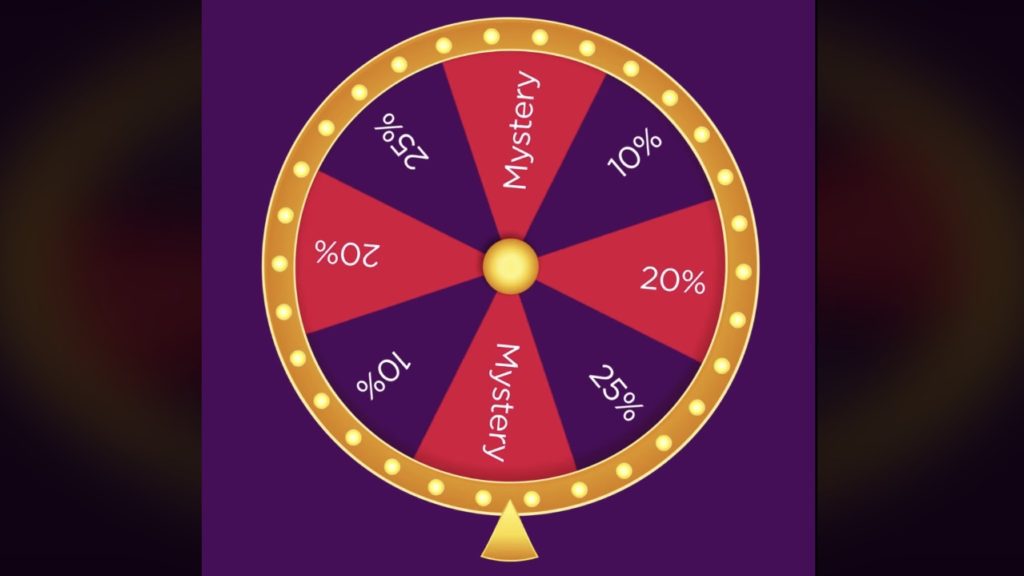 a wheel of fortune with numbers and text