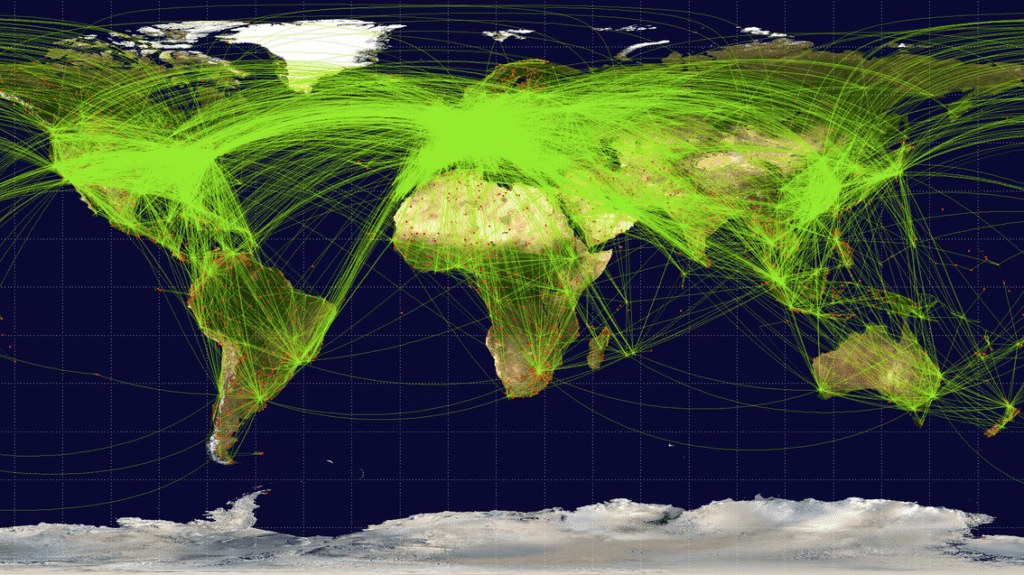 a map of the world