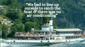 a boat with people on it