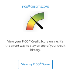 a screenshot of a credit score