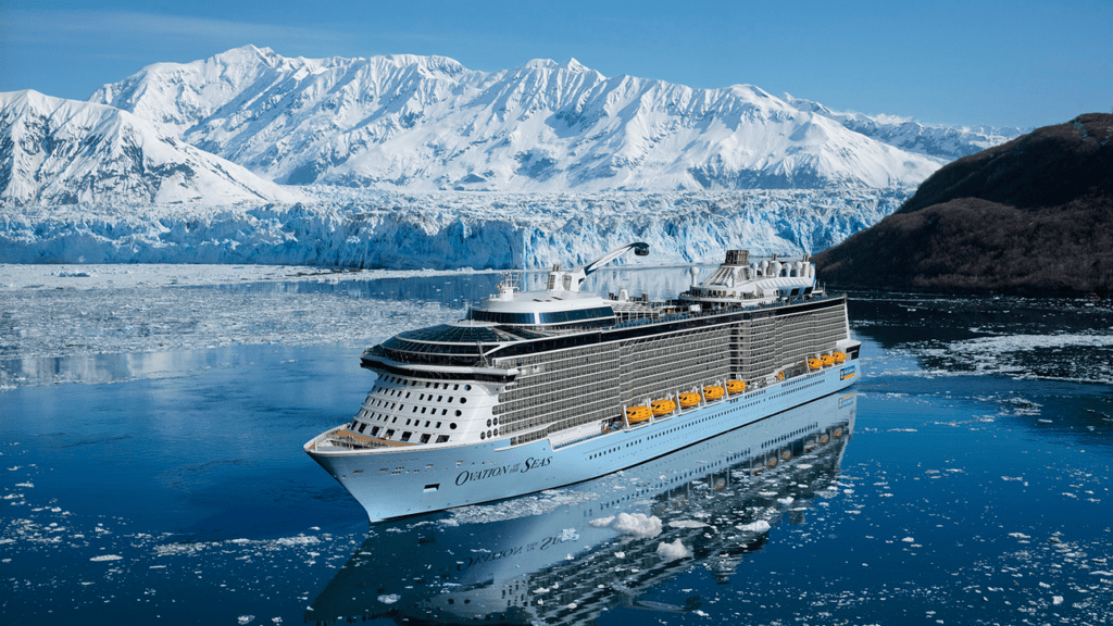 a cruise ship in the water