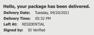 a screen shot of a package