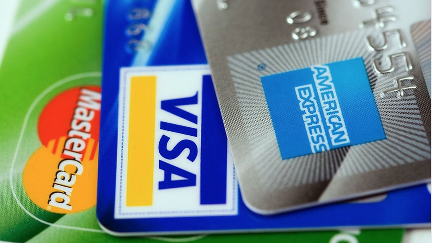 close up of credit cards