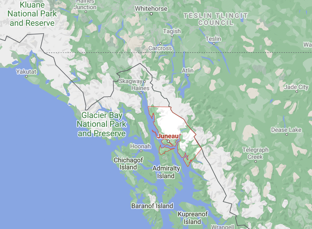 a map of a large area