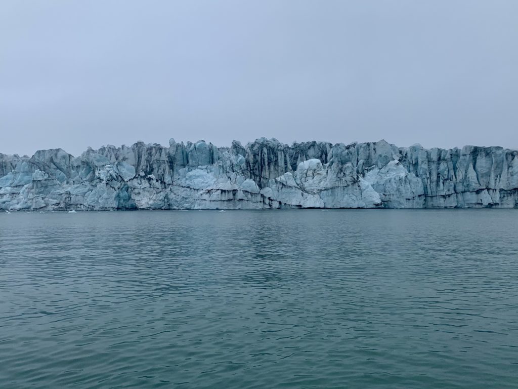 a large icebergs in the water