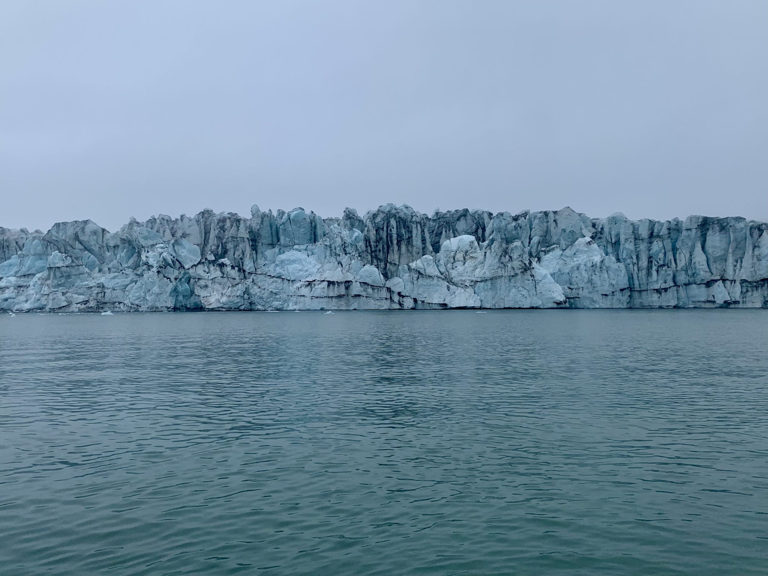 a large icebergs in the water