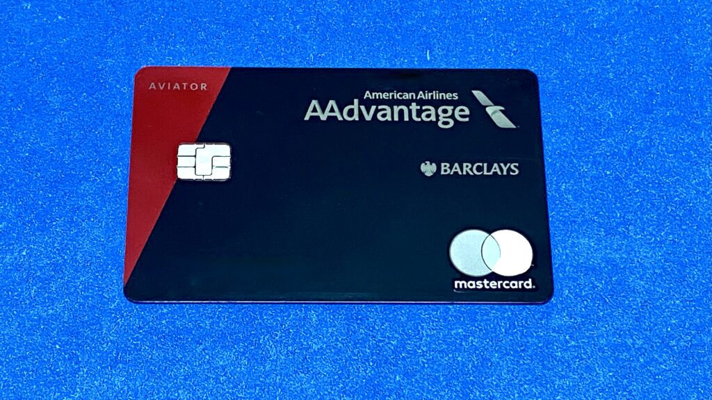 a black and red credit card