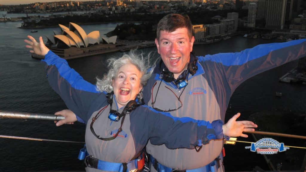 a man and woman posing for a picture