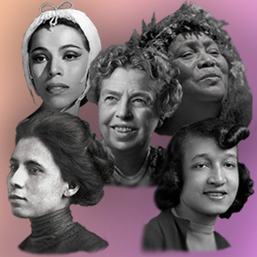 a collage of women with different hair styles
