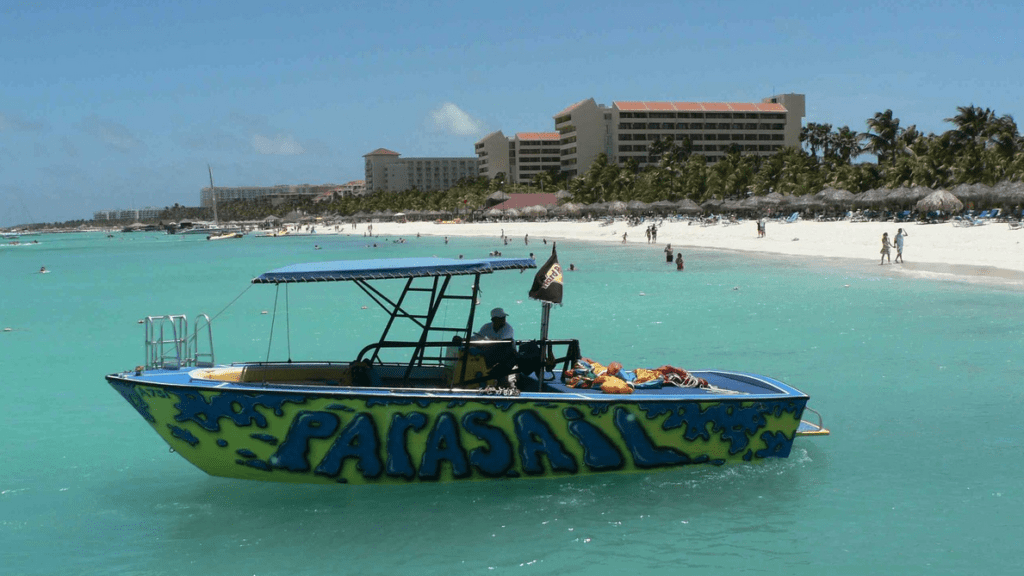 a boat on the water