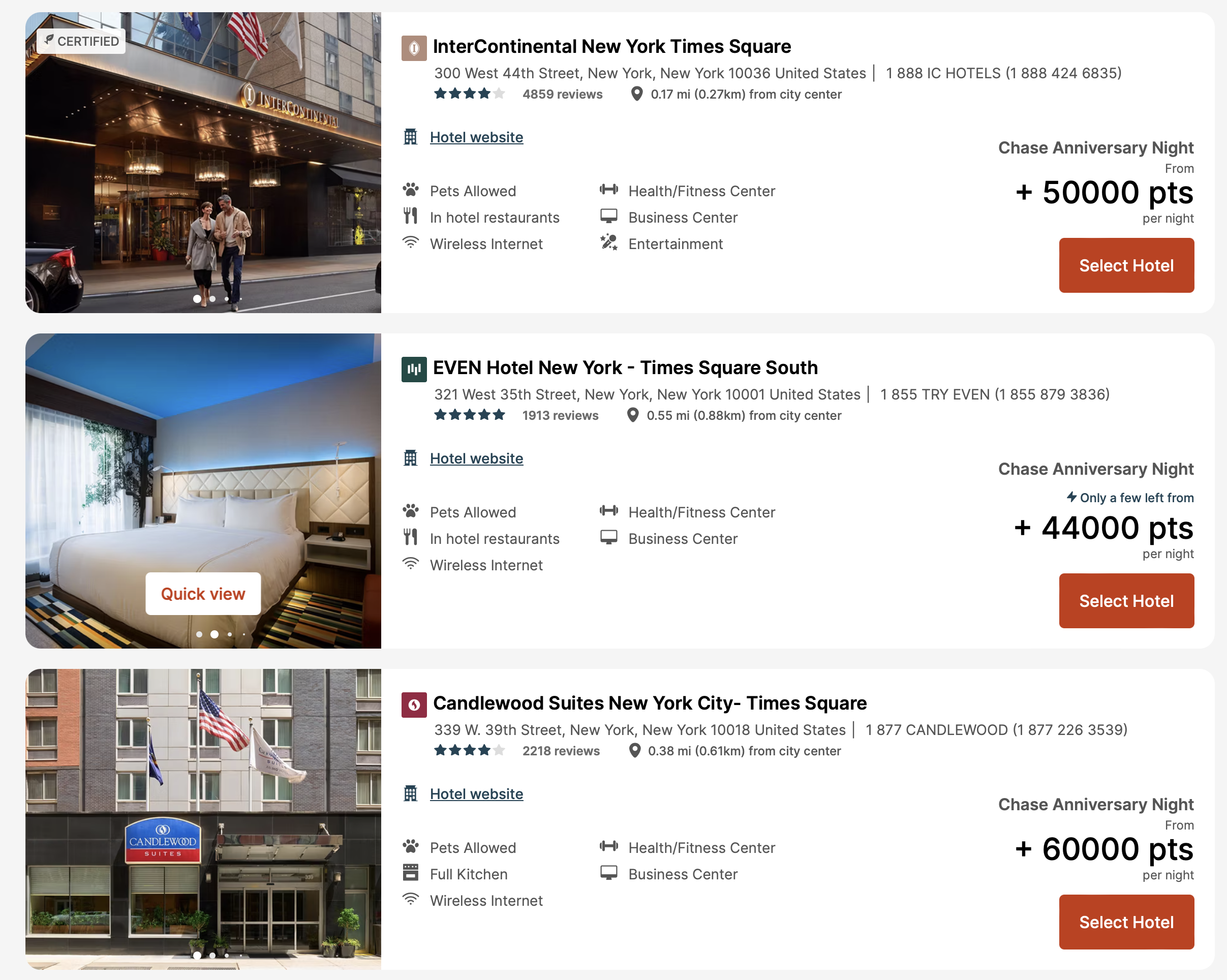 a screenshot of a hotel