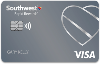 a credit card with a logo and a heart