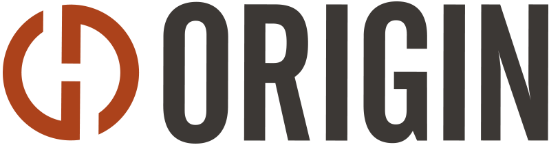 a black and grey logo