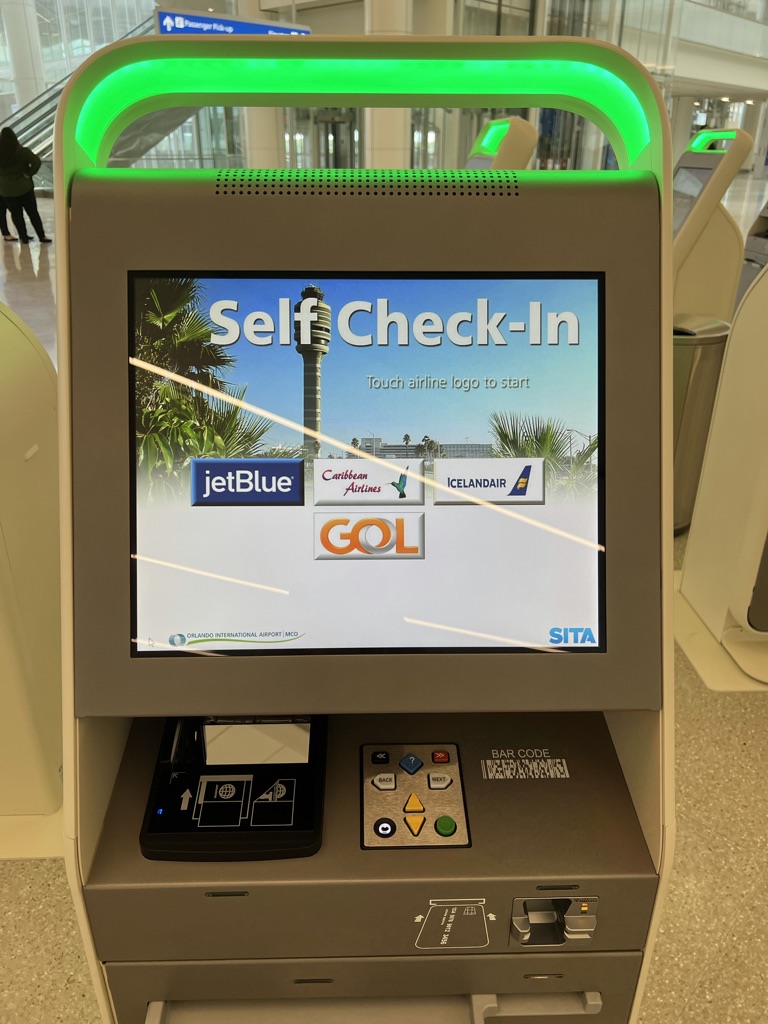 a self check in machine