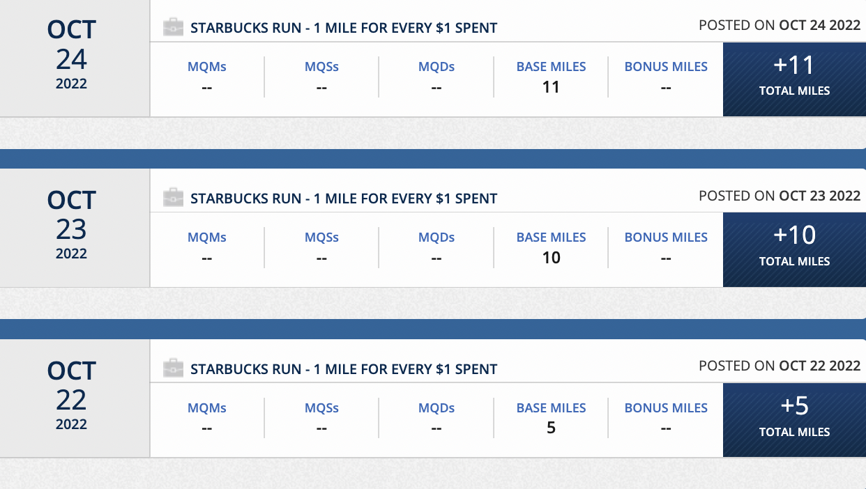 a screenshot of a running schedule