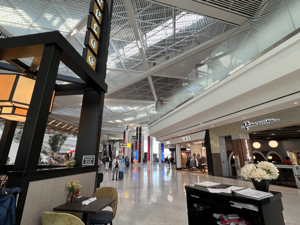 a large building with a large ceiling