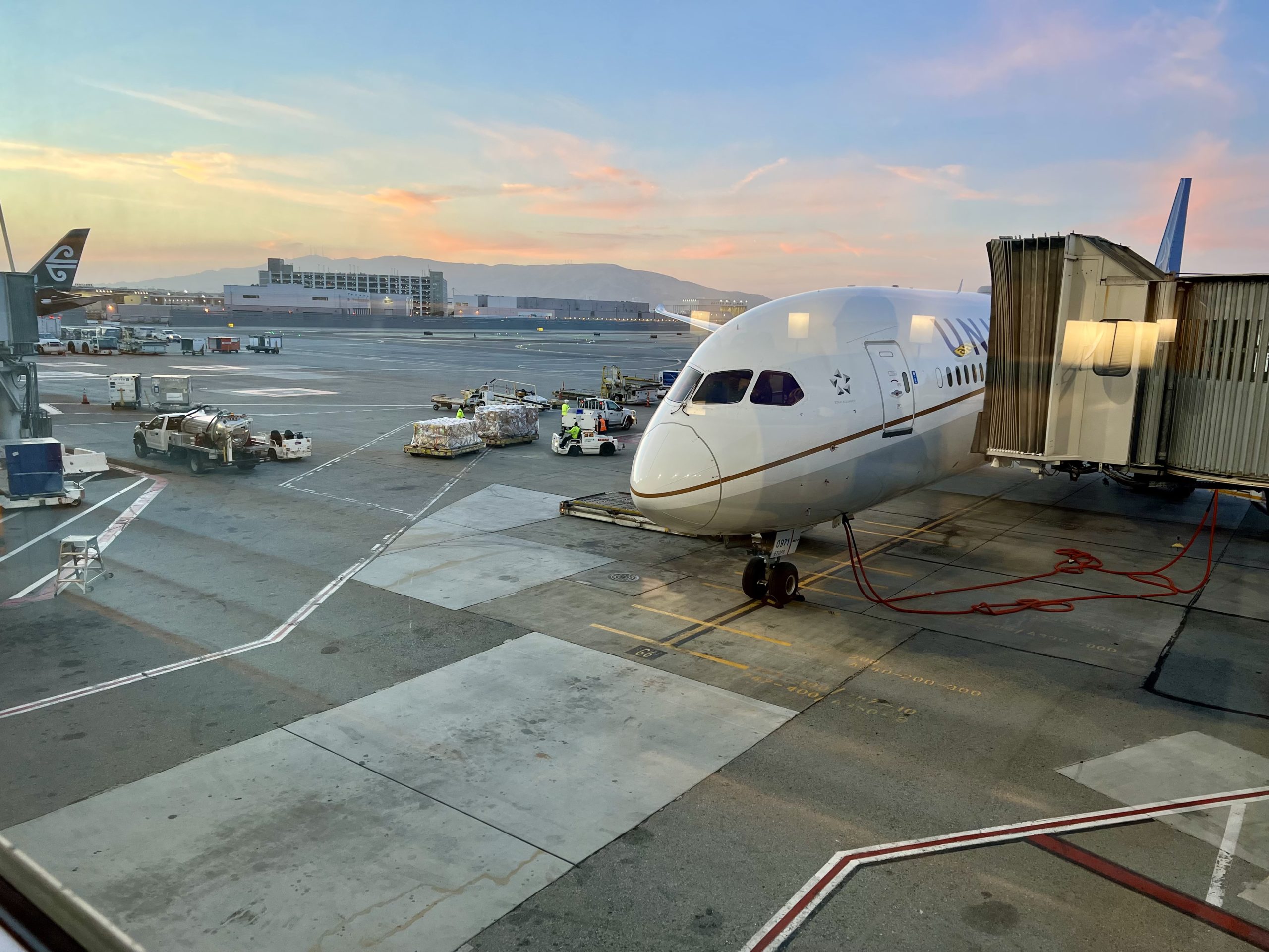 an airplane on the tarmac