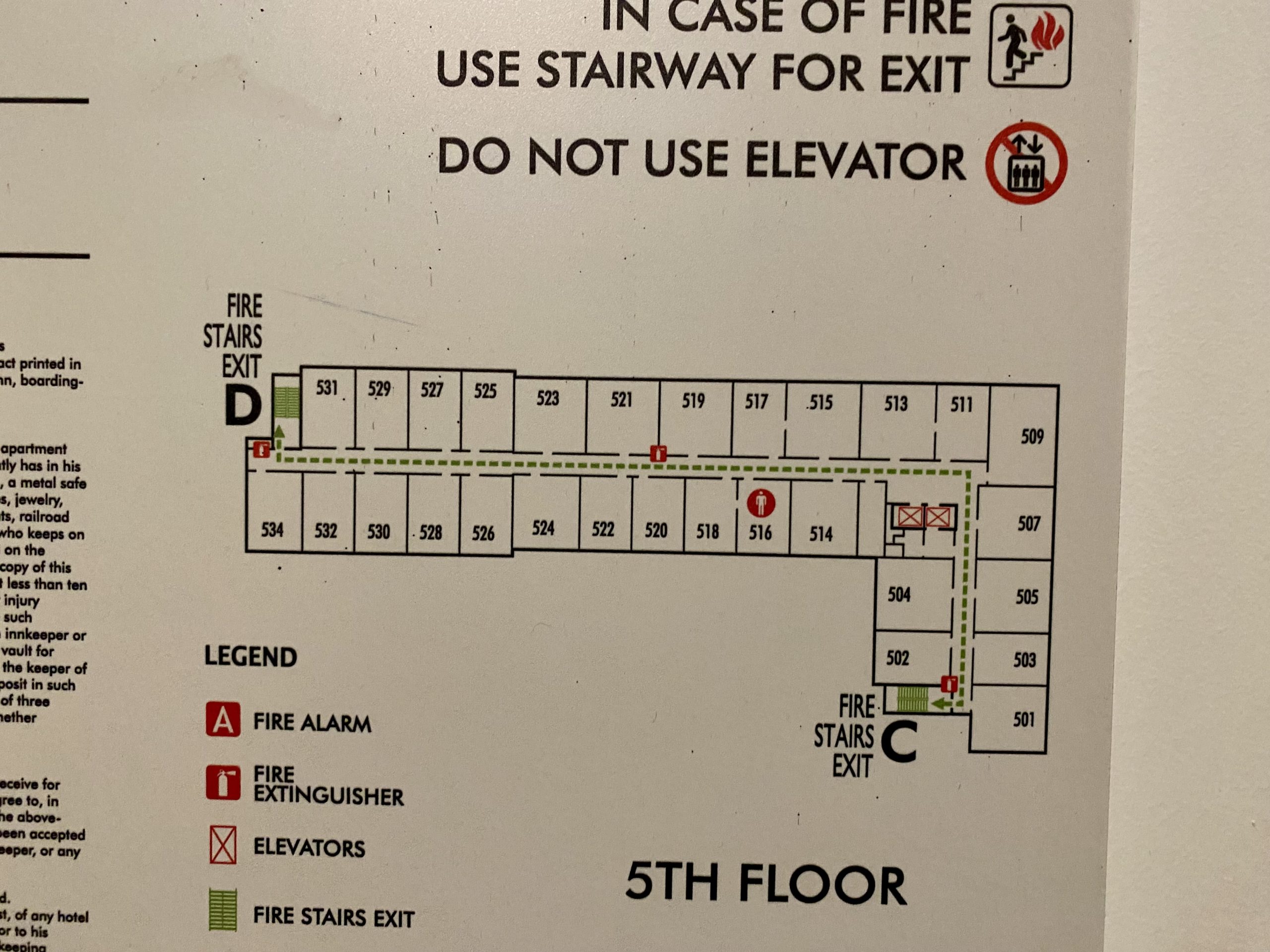a sign with a diagram of stairs and steps