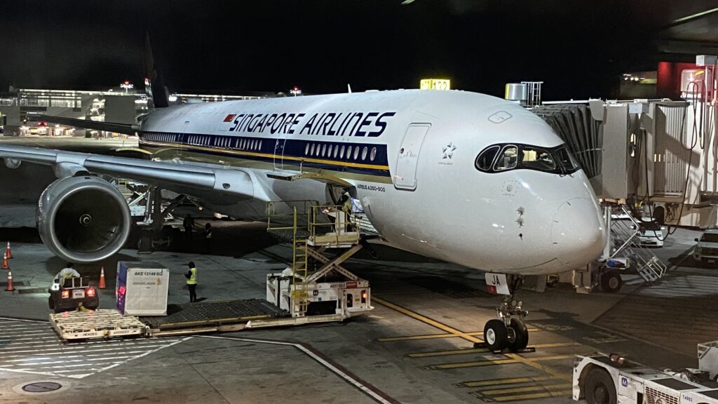 a plane at an airport