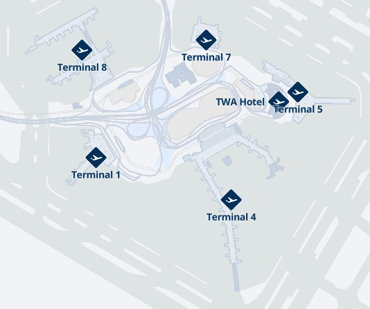 a map of an airport