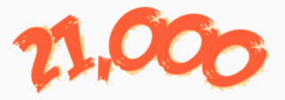 a logo with orange circles