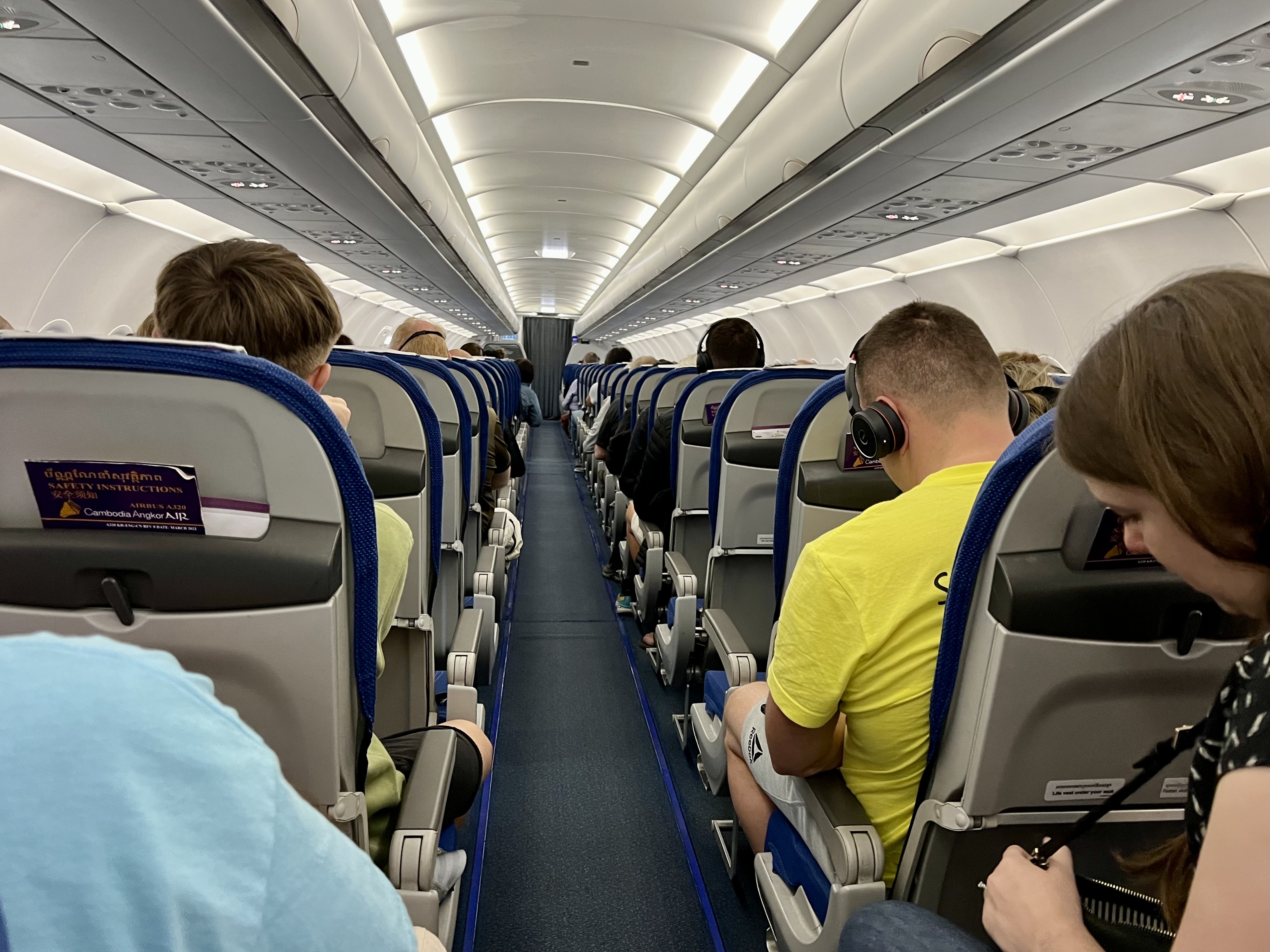 people sitting in an airplane