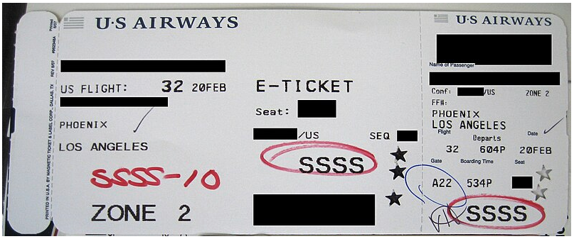 a close-up of an e-ticket