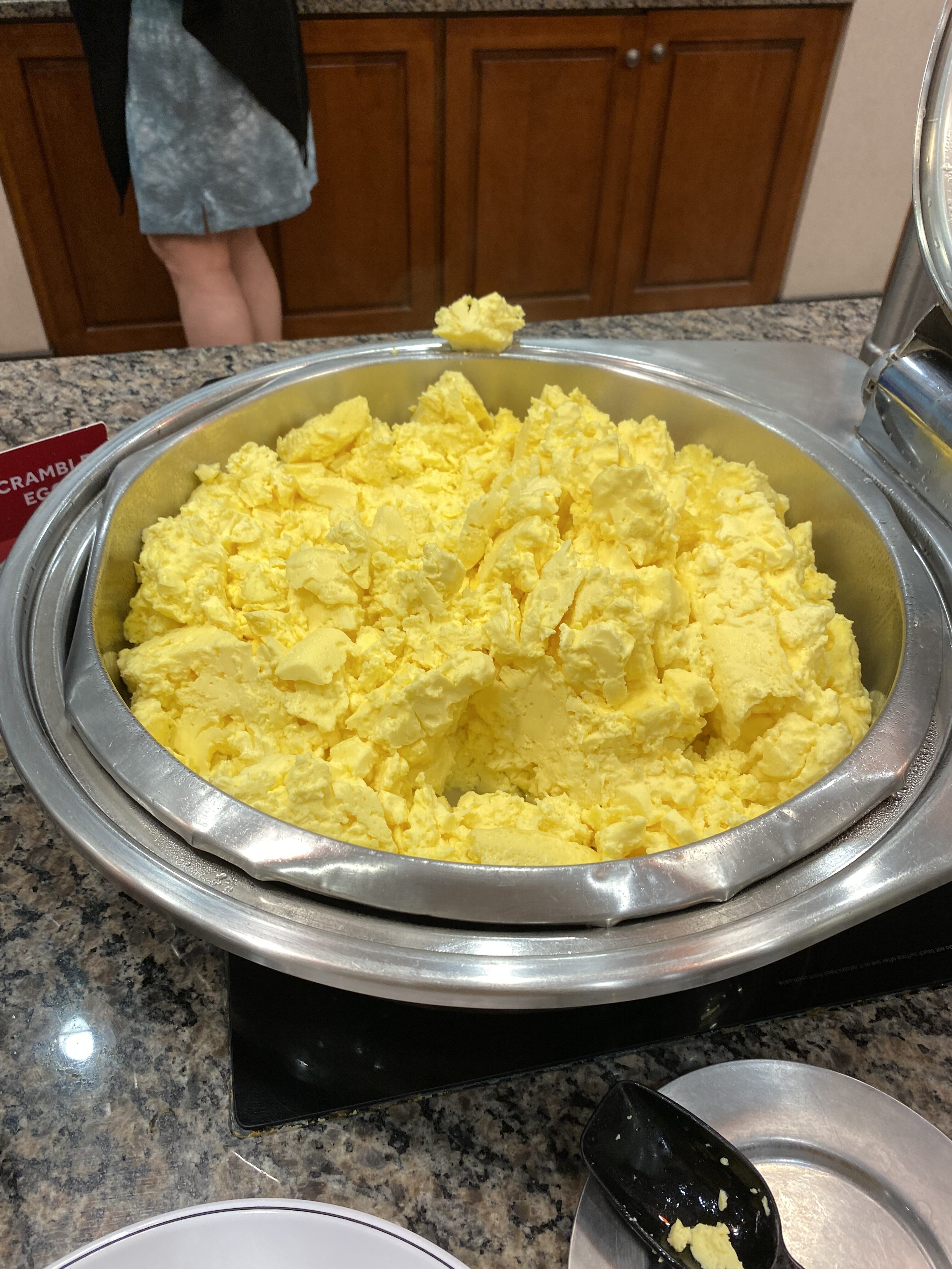 a bowl of butter in a restaurant