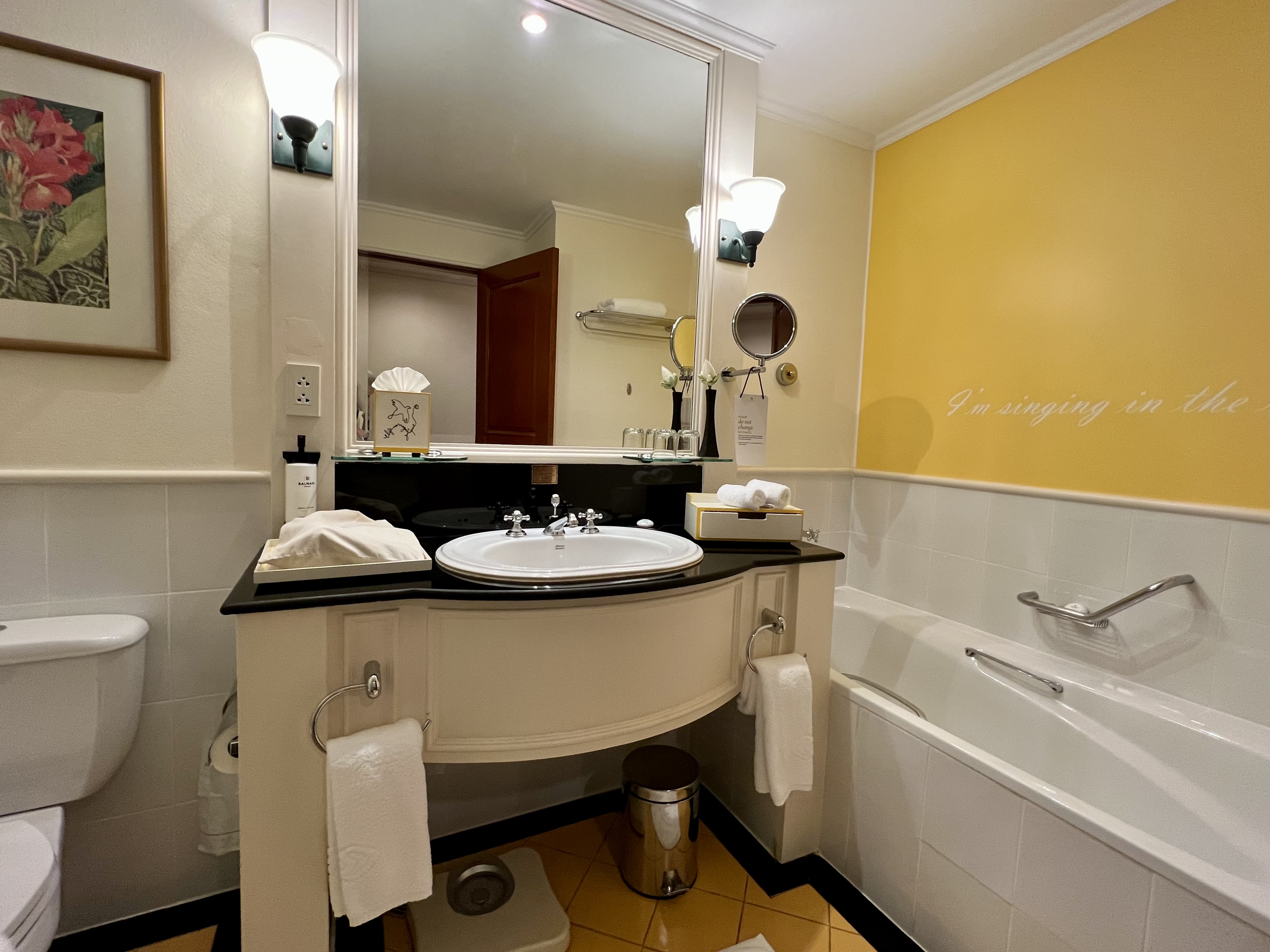 a bathroom with a sink and tub