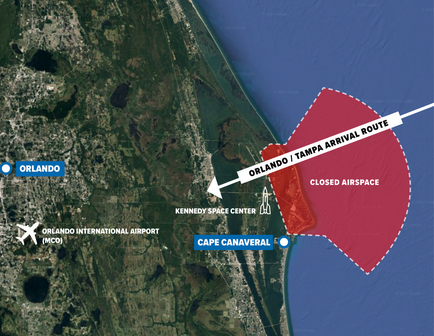 a map of a runway