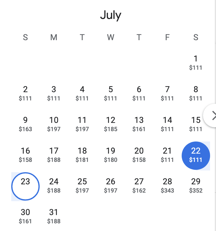 a screenshot of a calendar