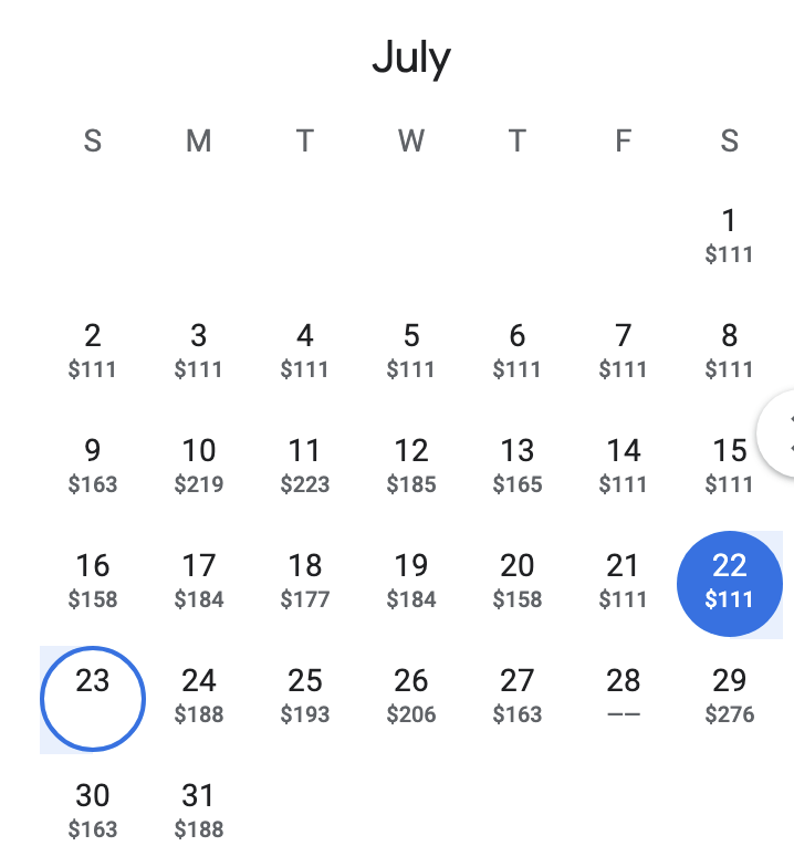 a screenshot of a calendar