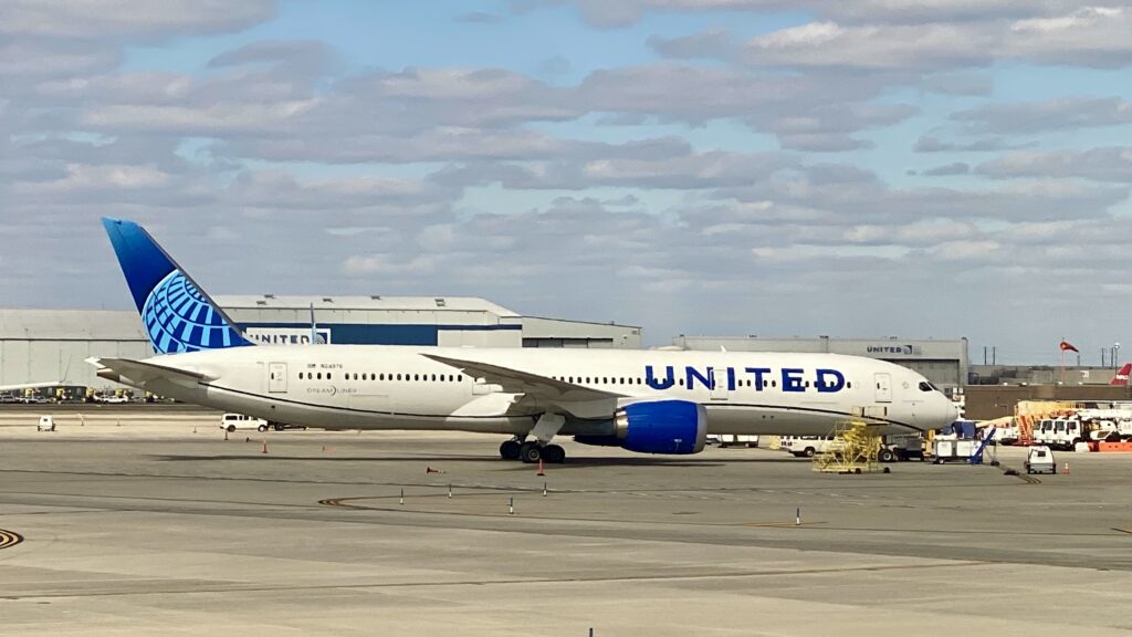 a plane on the tarmac