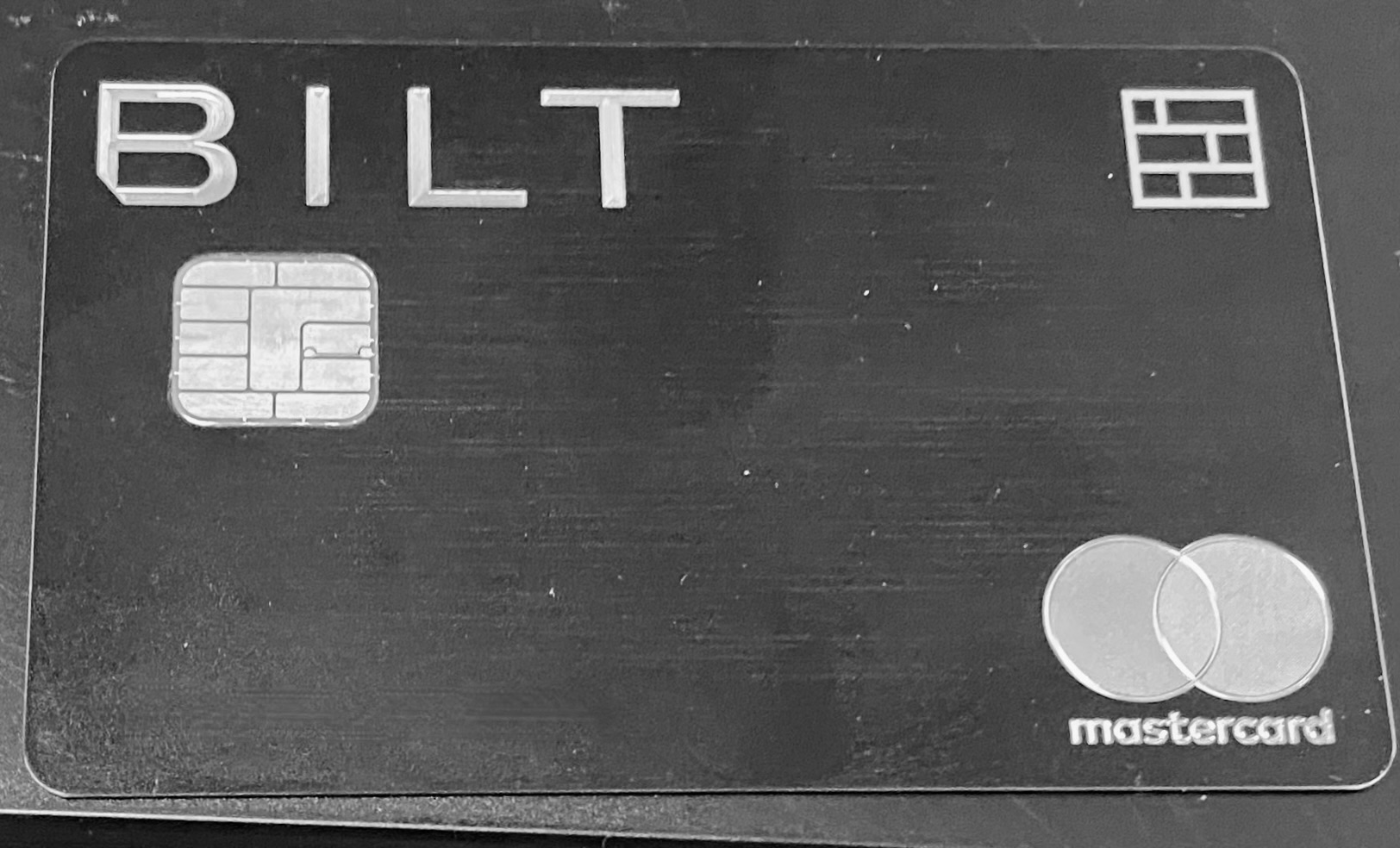 a close up of a credit card