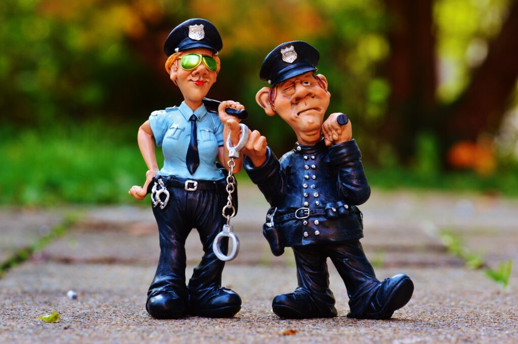 a couple of police officers