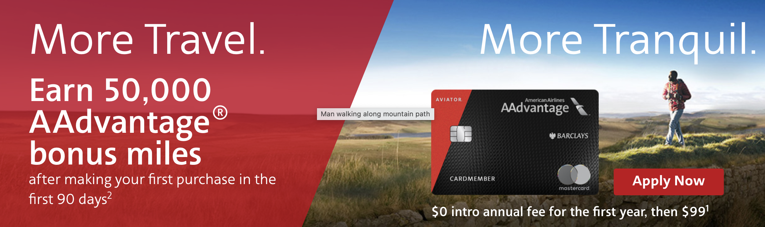 a credit card with a picture of a field
