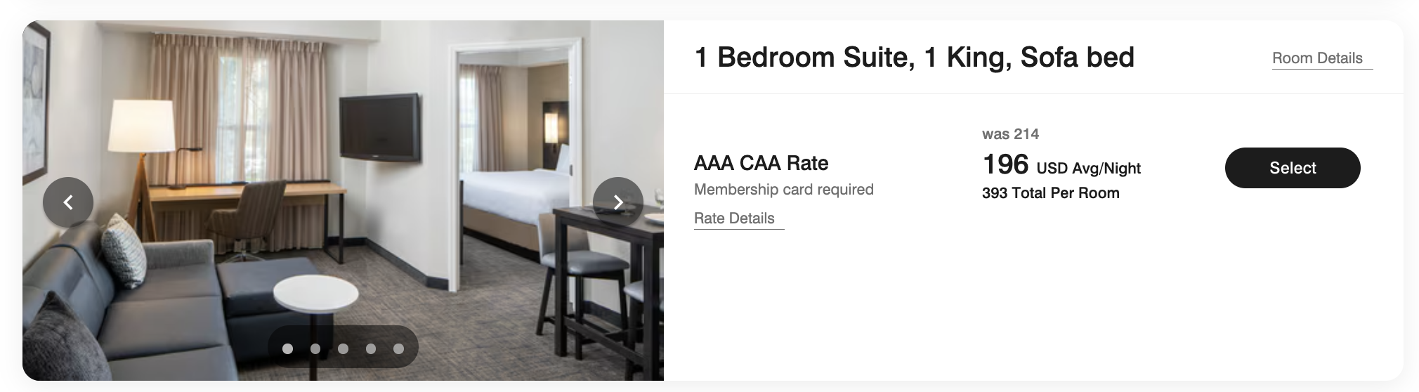 a screenshot of a hotel room