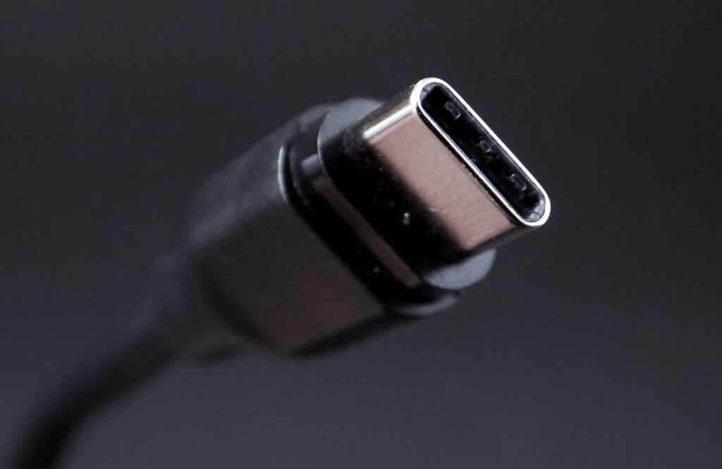 a close up of a usb cable