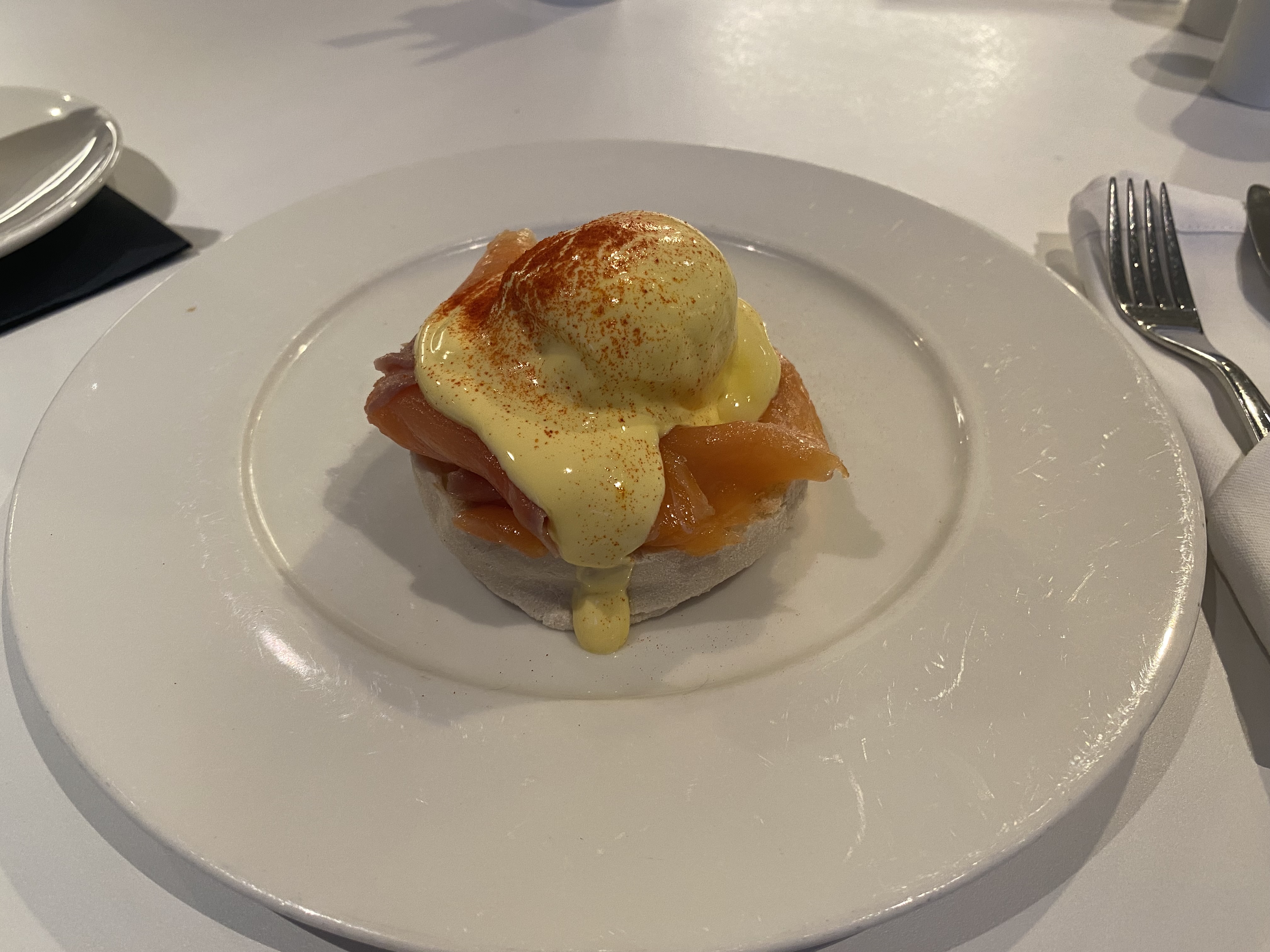 a plate of food on a table