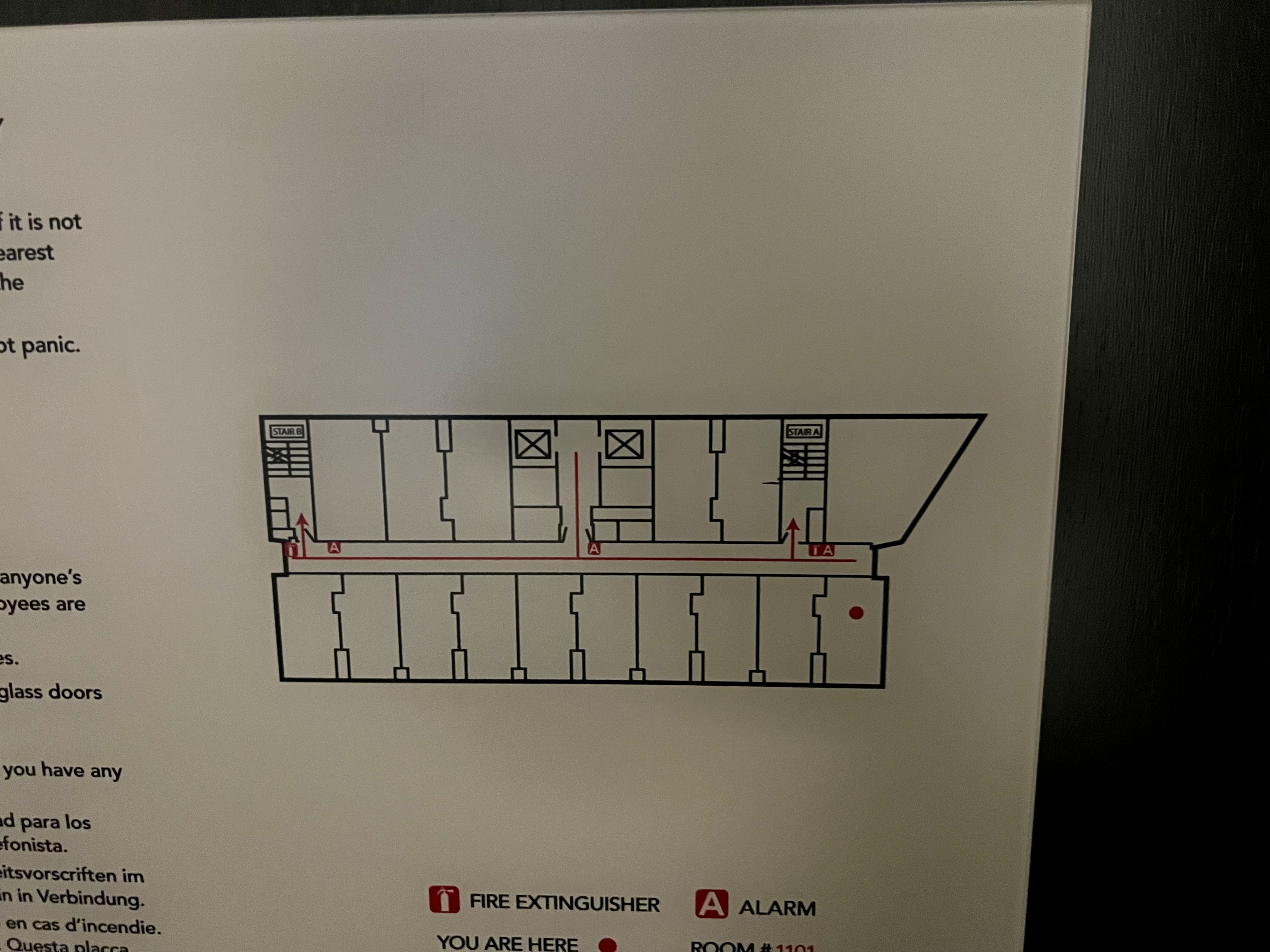 a sign with a diagram