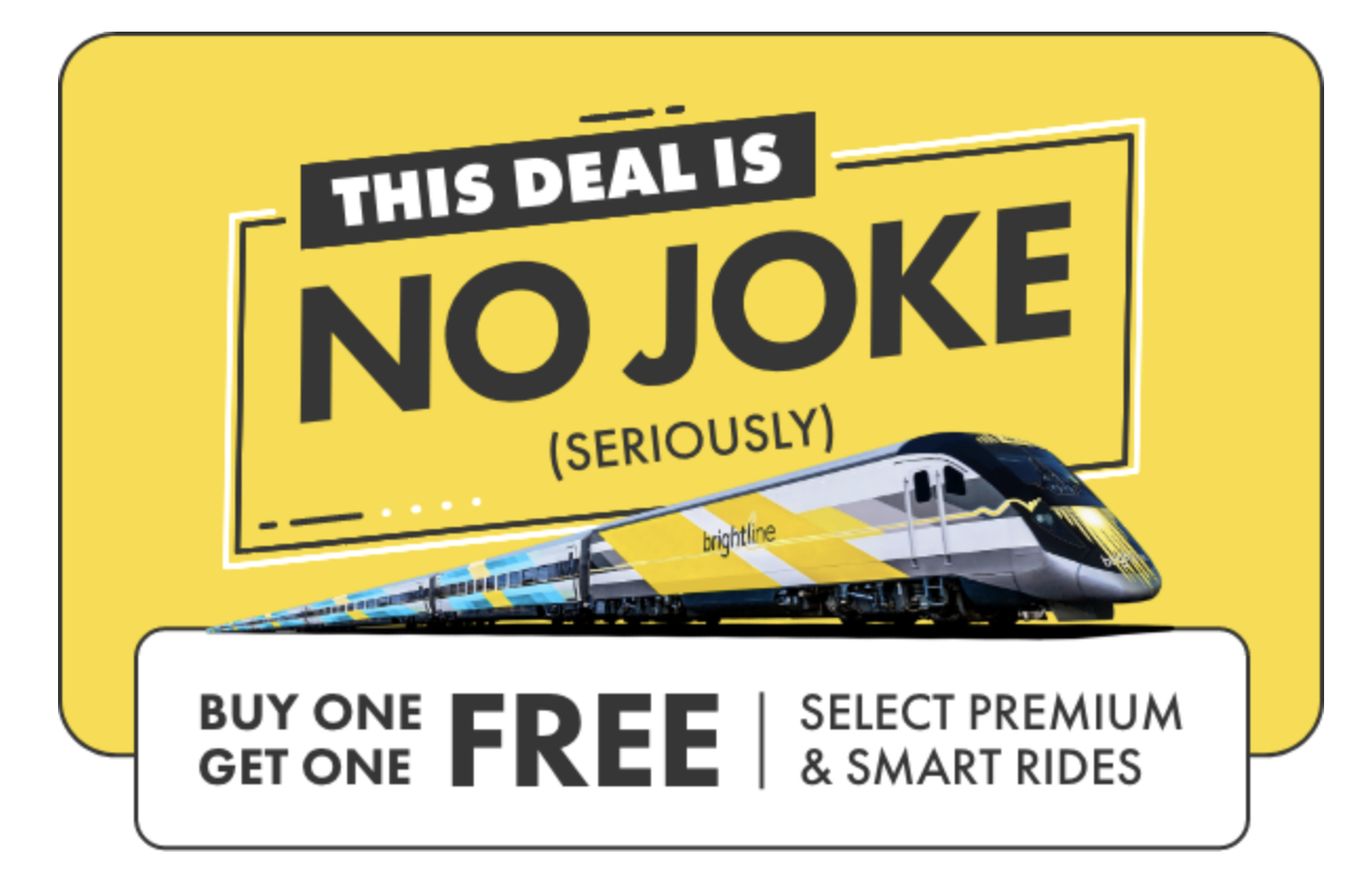 a yellow and black advertisement with a train