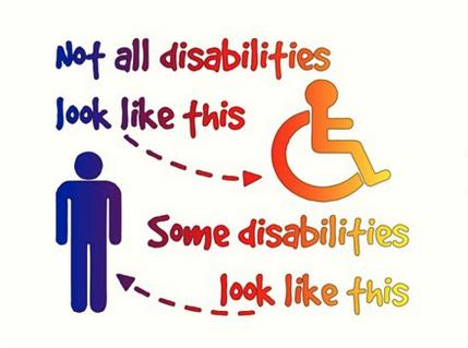 a graphic of a person with a wheelchair and a person with a wheelchair